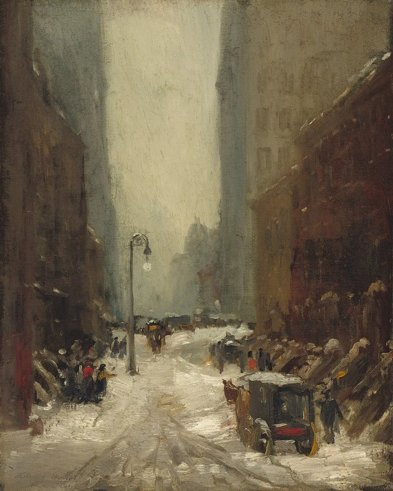New York'ta Kar - Robert Henri