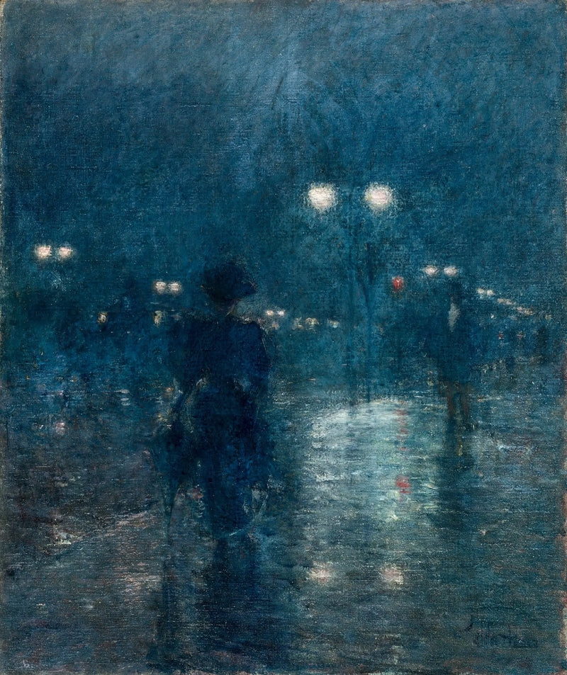 Beşinci Cadde'nin Nocturnu - Childe Hassam