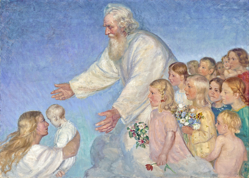 Notre Seigneur accueille l’enfant mort. - Anna Ancher - Alpha Reproduction