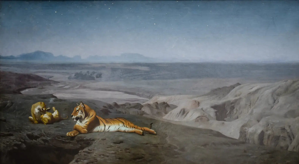Nuit dans le désert - Jean-Léon Gérôme - Alpha Reproduction