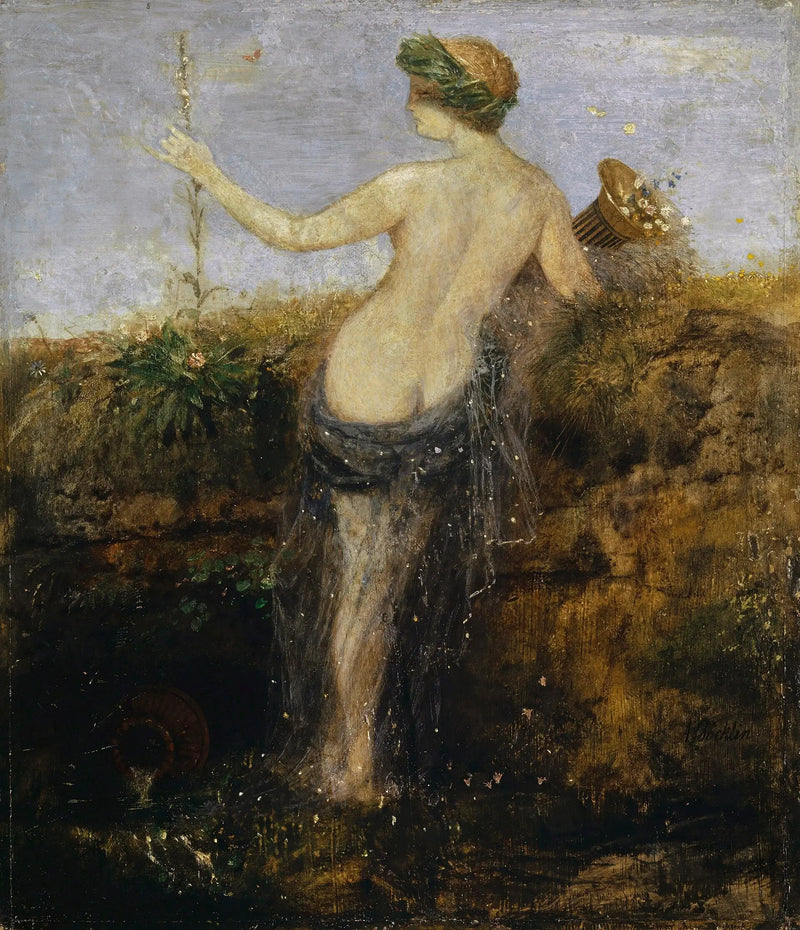 Bereket Boynuzu Nymphe - Arnold Böcklin