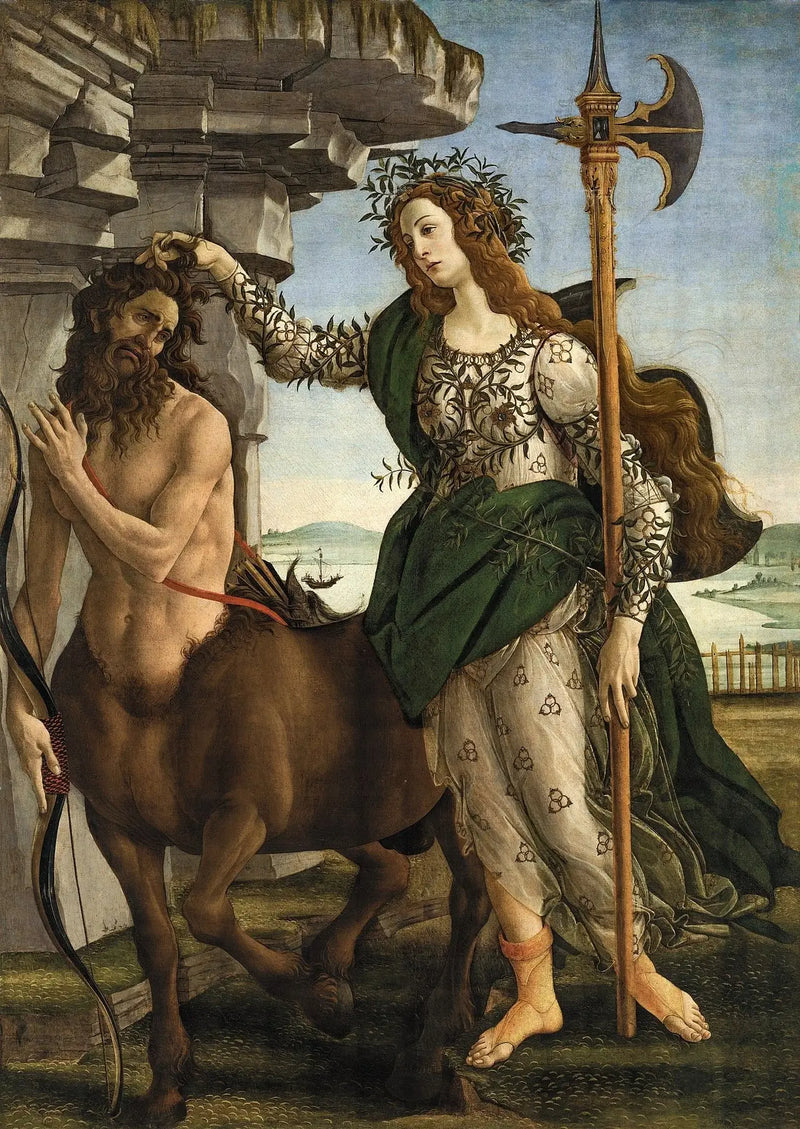 Pallas ve Yarı İnsan Yarı At - Sandro Botticelli