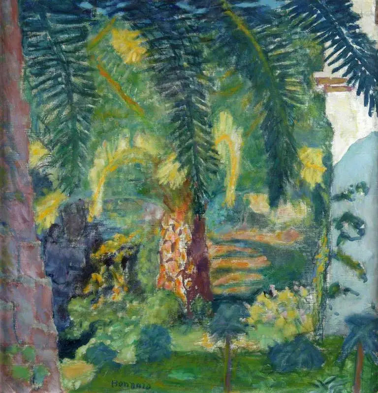 Cannet'teki Palmiyeler - Pierre Bonnard