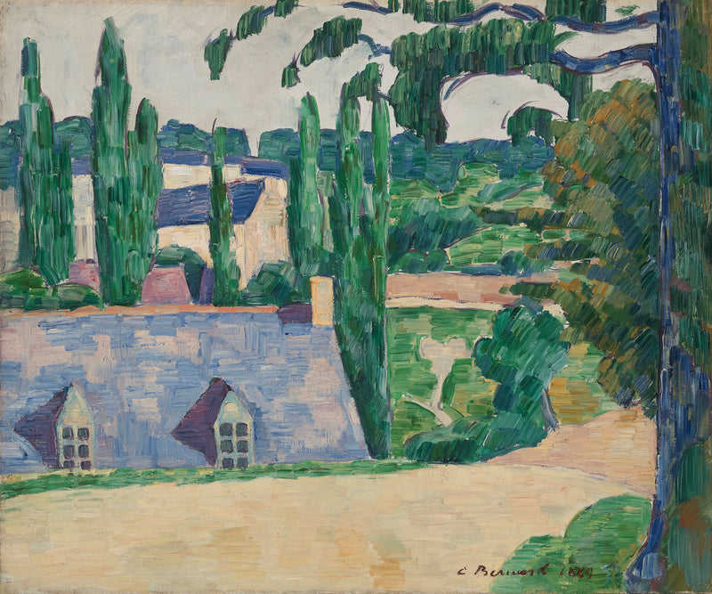 Pont-Aven Manzarası - Émile Bernard