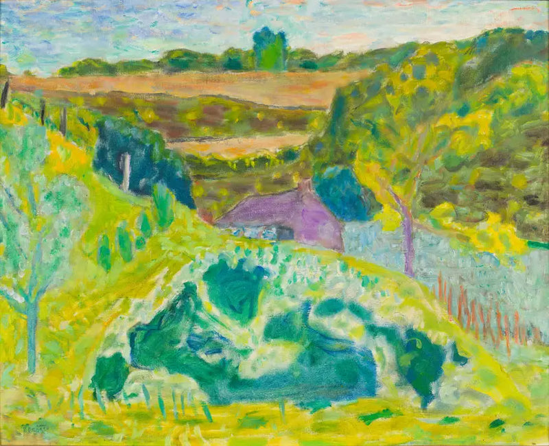 Mor Ev Manzarası - Pierre Bonnard