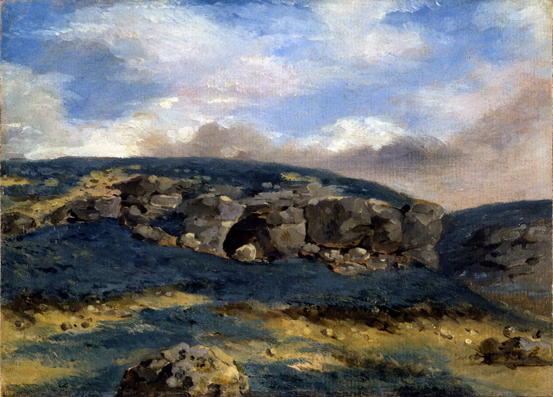 Kayalık Manzara - Eugène Delacroix