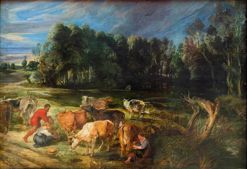 Hayvanatlı Manzara - Peter Paul Rubens