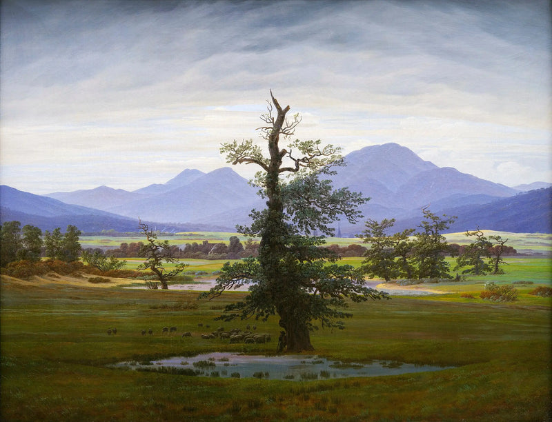 Kırsal Manzara, Sabah - Caspar David Friedrich