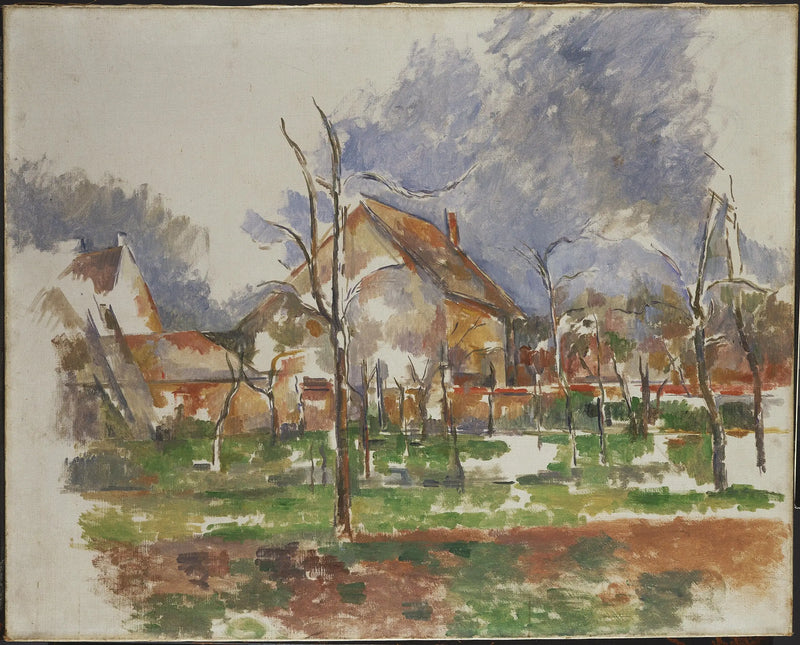 Kış Manzarası (Giverny) - Paul Cézanne