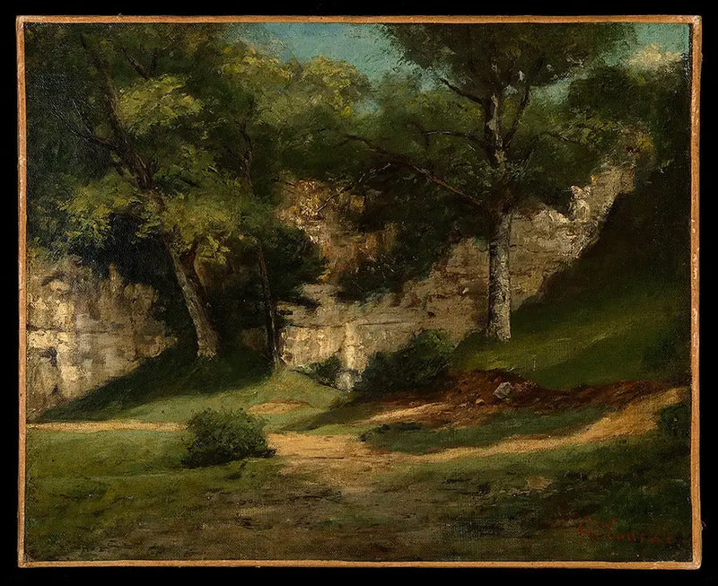 Saintonge Manzarası - Gustave Courbet