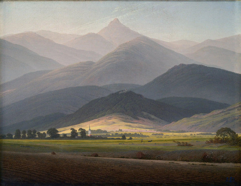 Dağ Manzarası - Caspar David Friedrich