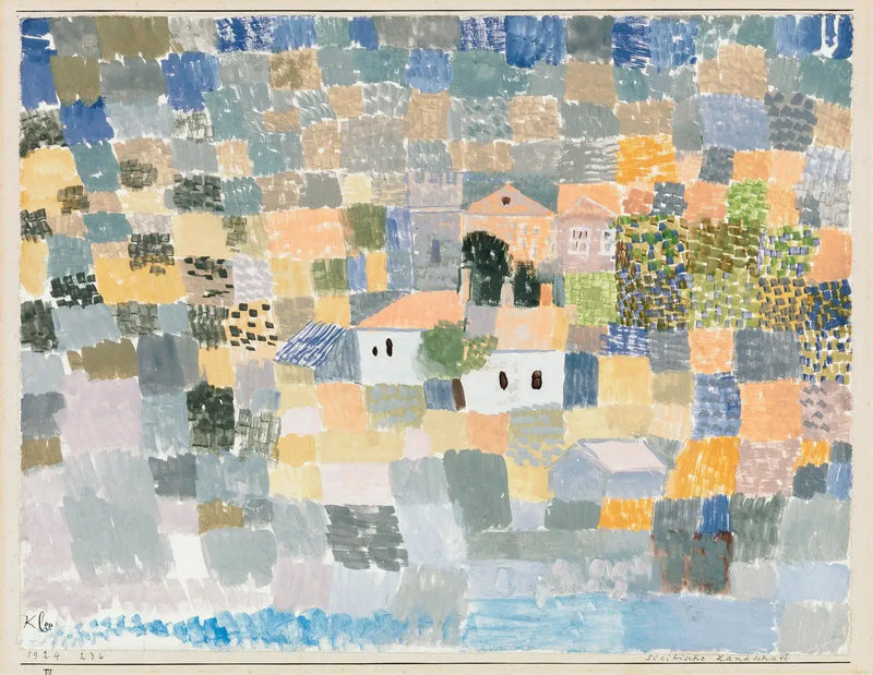 Sicily Manzarası (Sicilian Landscape) - Paul Klee