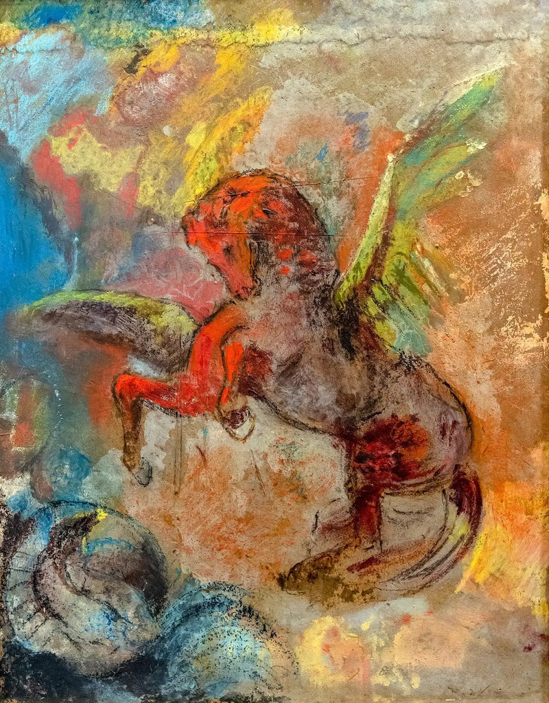 Pegasus ve Hydra - Odilon Redon