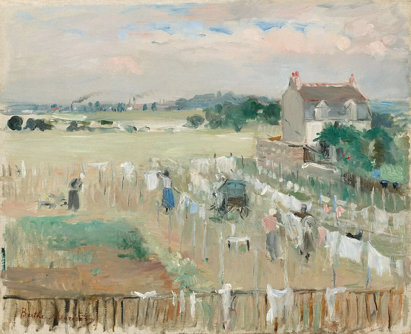Çamaşırhane Percher - Berthe Morisot