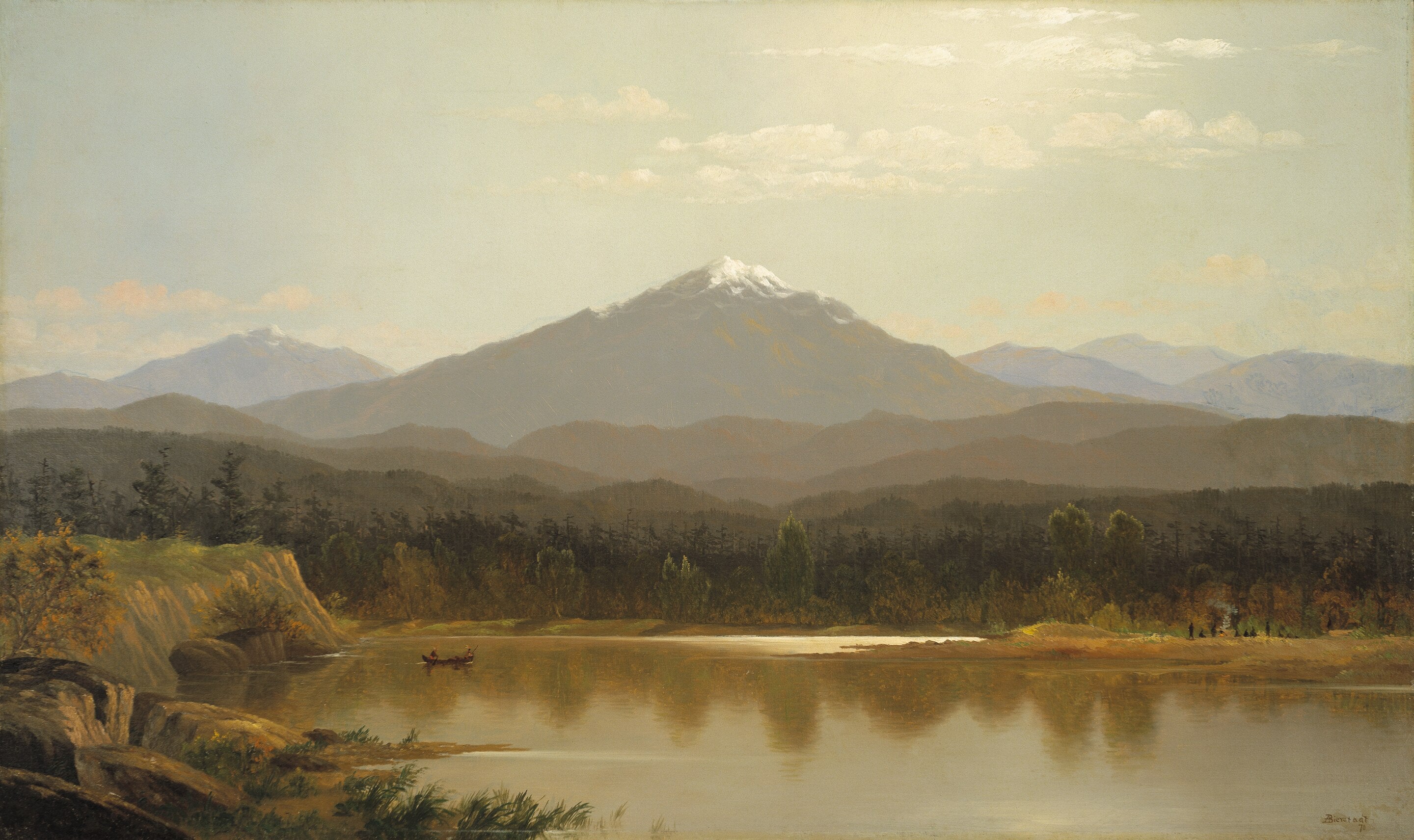 Pic Laramie - Albert Bierstadt
