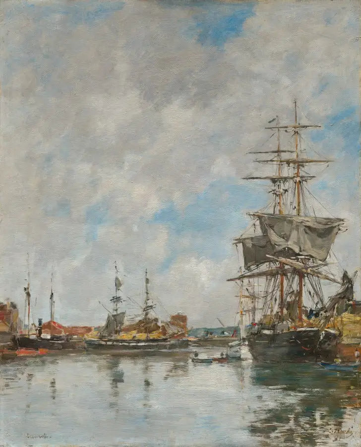 Deauville Limanı - Eugène Boudin