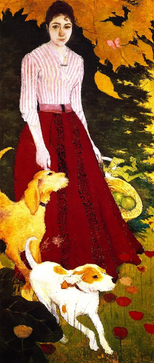 Sanatçının Kız Kardeşi Andrée Bonnard Portresi - Pierre Bonnard
