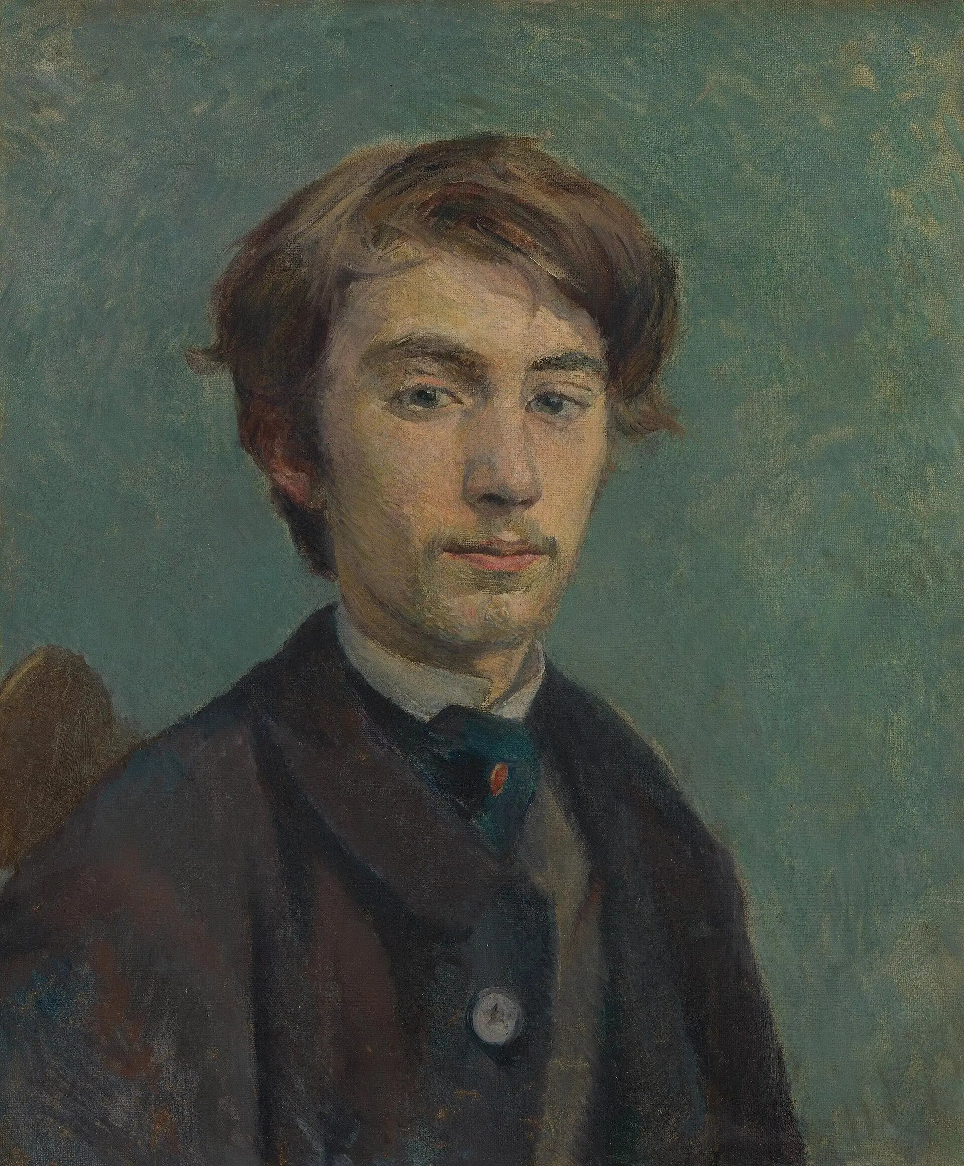 Reproduction du tableau « Portrait d'Émile Bernard - Henri de Toulouse-Lautrec » par Alpha Reproduction en peinture à l’huile