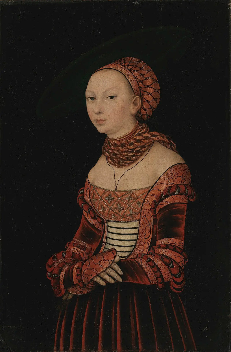 Genç Bir Kadının Portresi - Lucas Cranach the Elder