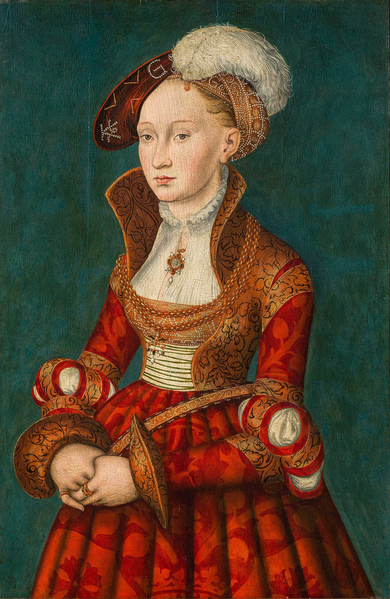 Genç Bir Kadın Portresi - Lucas Cranach the Elder