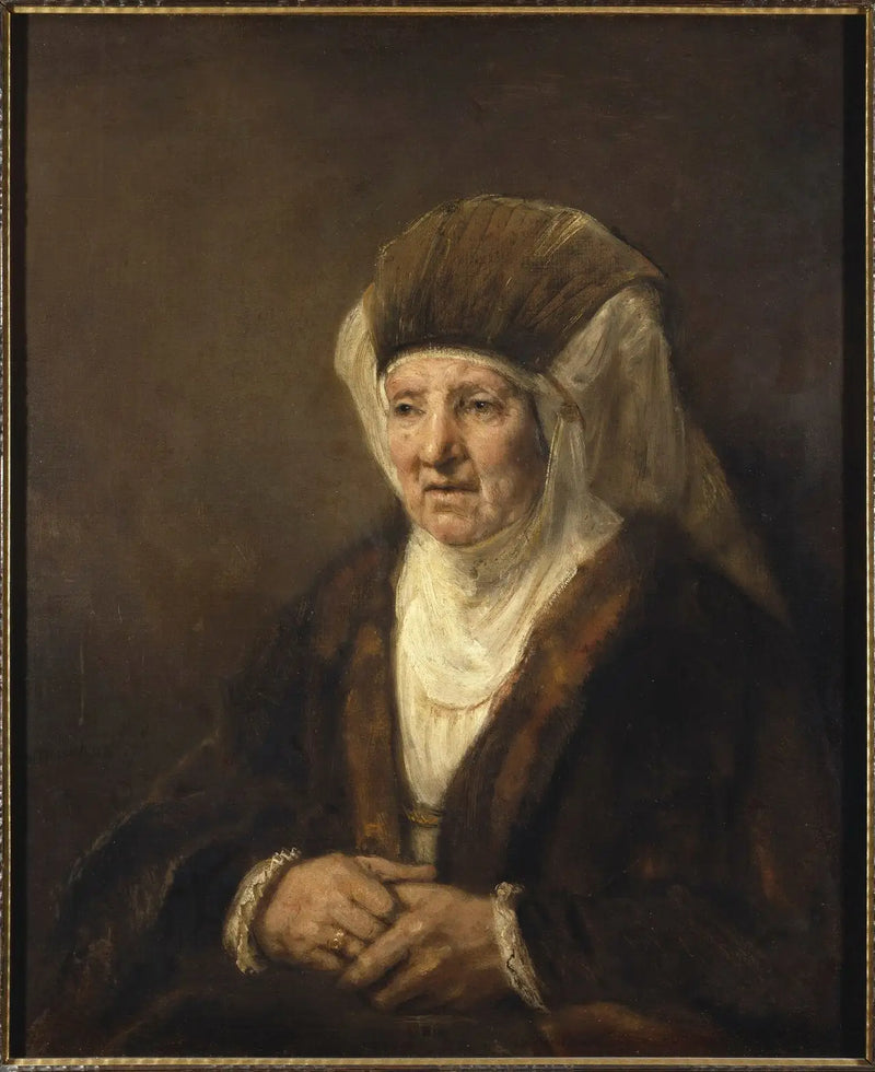 Yaşlı Bir Kadının Portresi - Rembrandt