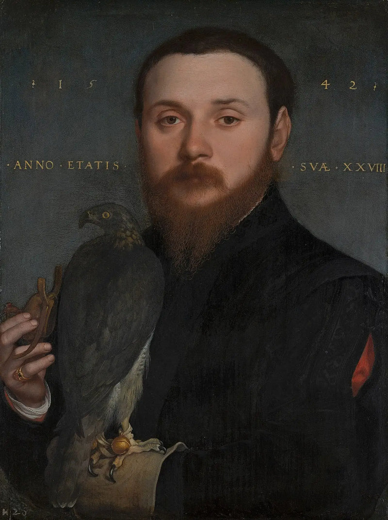 Bir Şahin Avcısının Portresi - Hans Holbein Genç