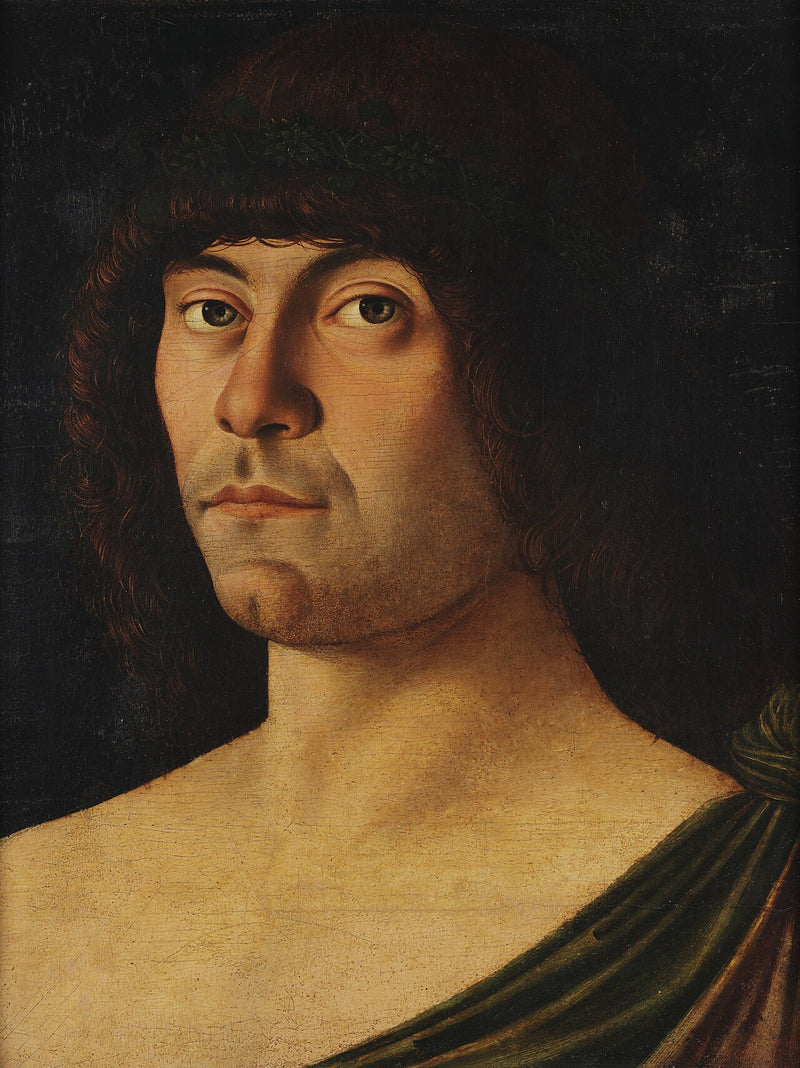 Genç Bir Erkek Portresi Antik Giyimle - Giovanni Bellini