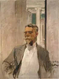 Charles M. Kurtz'un Portresi, Albright Sanat Galerisi'nin kurucu direktörü (1905-1909) - Joaquín Sorolla