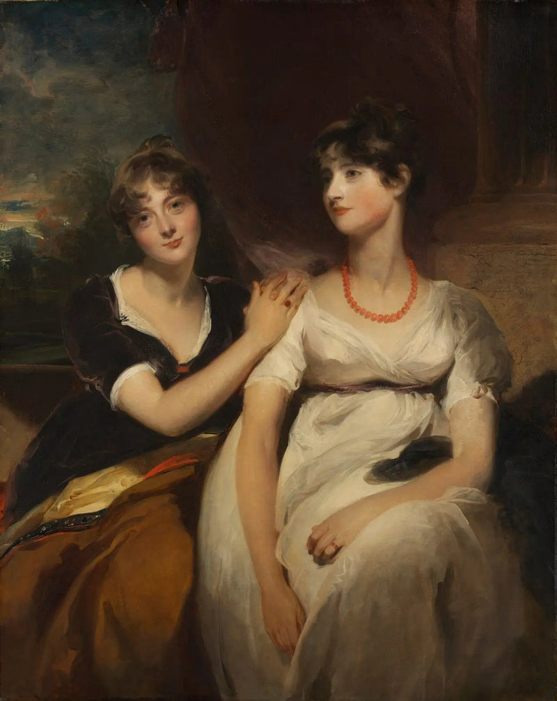 Charlotte ve Sarah Carteret-Hardy Portresi - Thomas Lawrence