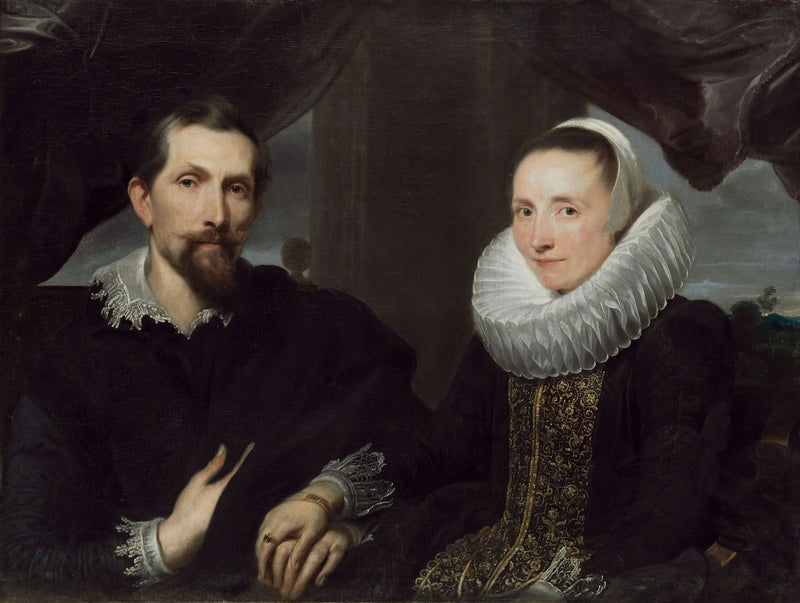 Frans Snyders ve eşinin Portresi - Antoine van Dyck
