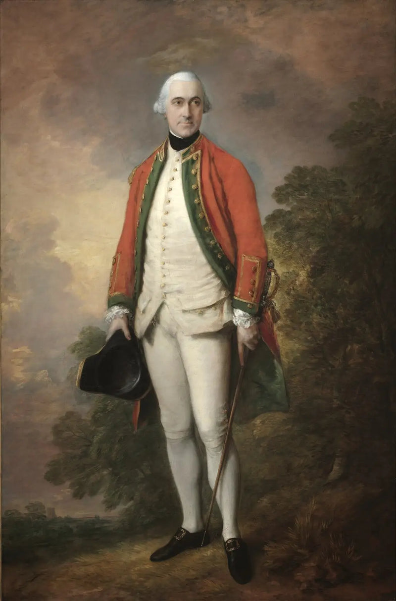 George Pitt, Birinci Baronu Rivers Portresi - Thomas Gainsborough