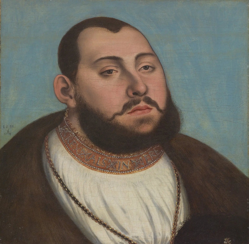 Jean Frédéric the Magnanimous Portresi, Saksonya Electoru ve Dükü - Lucas Cranach the Elder