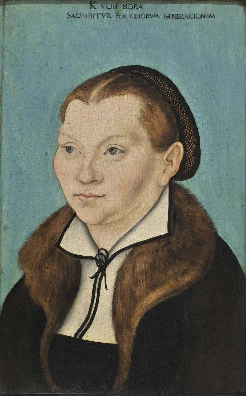 Katharina von Bora Portresi - Lucas Cranach the Elder