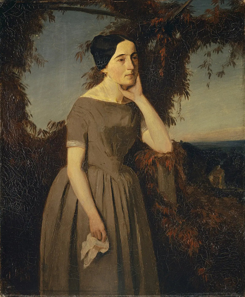 Louisa Schmid Portresi - Arnold Böcklin