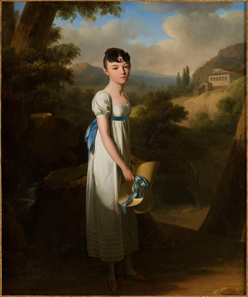 Mademoiselle Athénaïs d'Albenas Portresi - Louis-Léopold Boilly