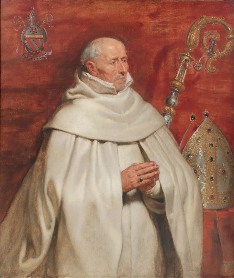 Matthaeus Yrsselius (1541-1629) portresi, Antwerp Saint-Michel Manastırı başrahibi - Peter Paul Rubens