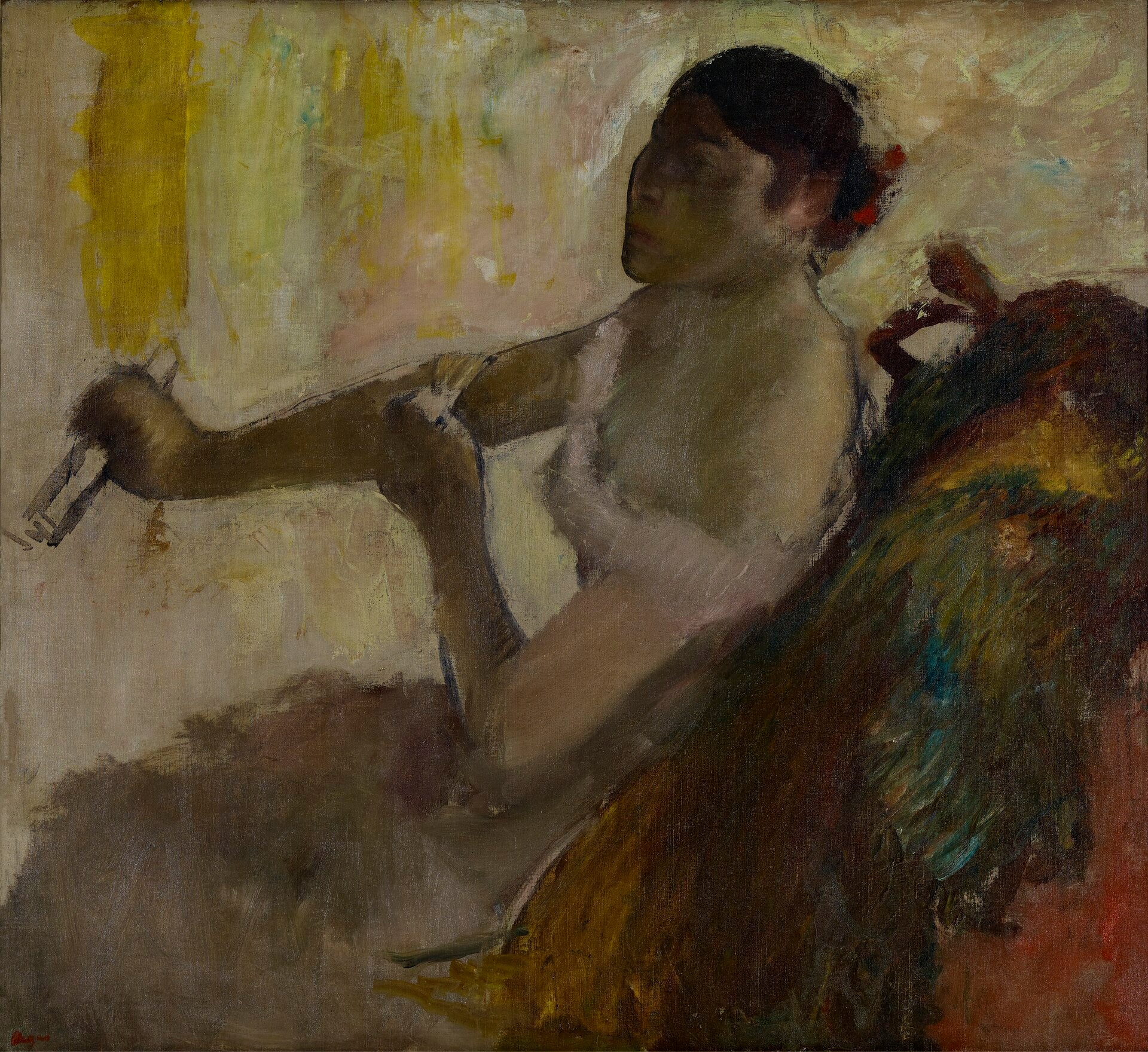 Mlle Rose Caron'un Portresi - Edgar Degas