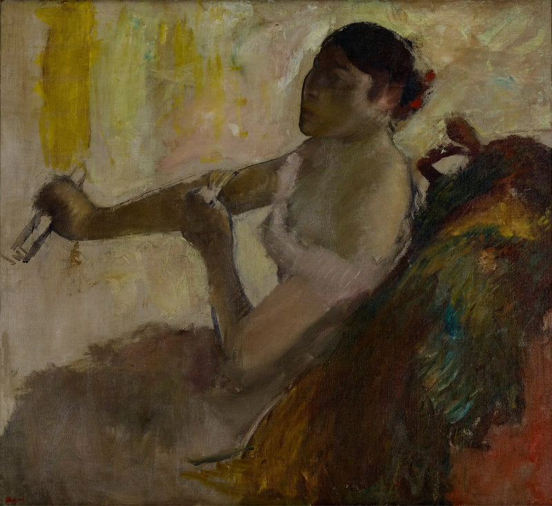 Mlle Rose Caron'un Portresi - Edgar Degas