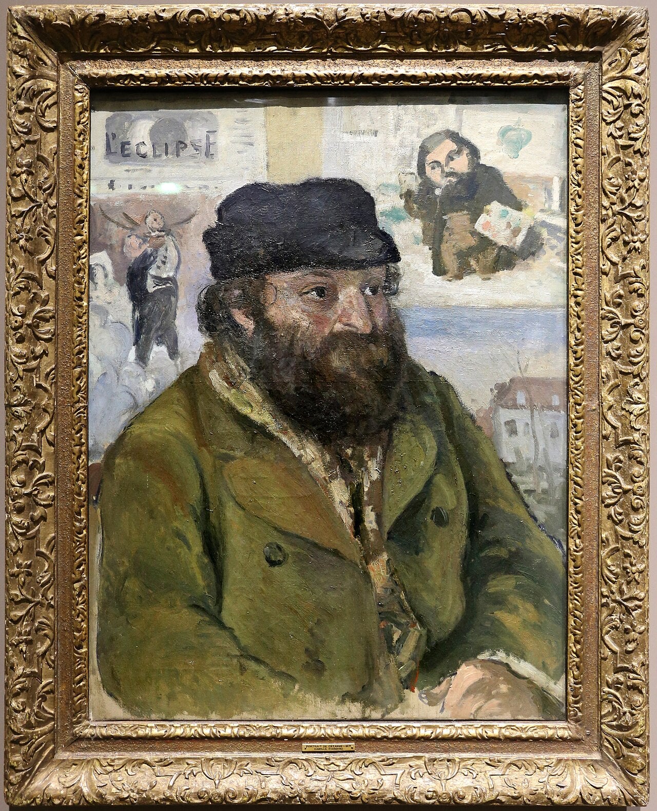 Paul Cézanne Portresi - Camille Pissarro