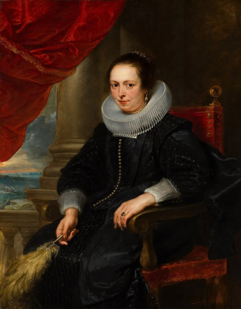 Kadın Portresi, belki Clara Fourment - Peter Paul Rubens