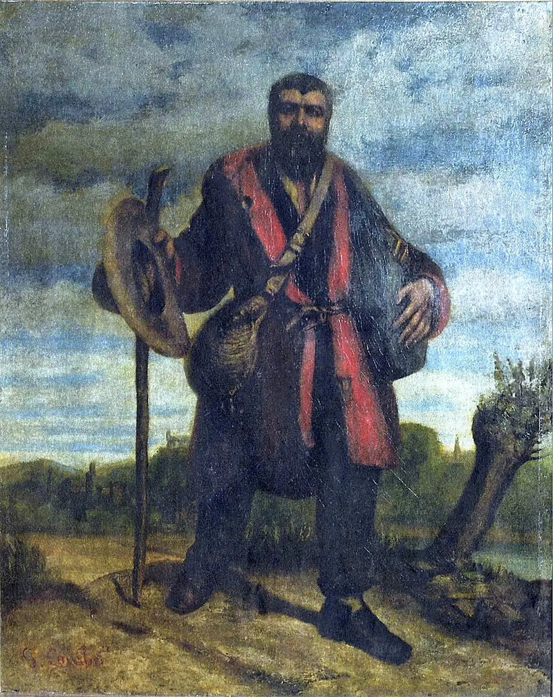 İncil Yazarı Yuhanna Journet'in Evrensel Uyumun Fethine Giderken Portresi - Gustave Courbet