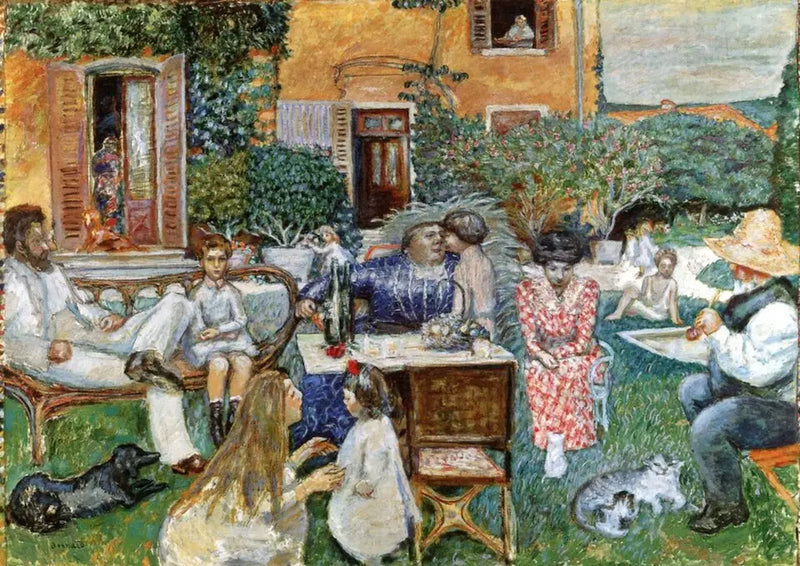 Terrasse Ailesi Portresi - Pierre Bonnard