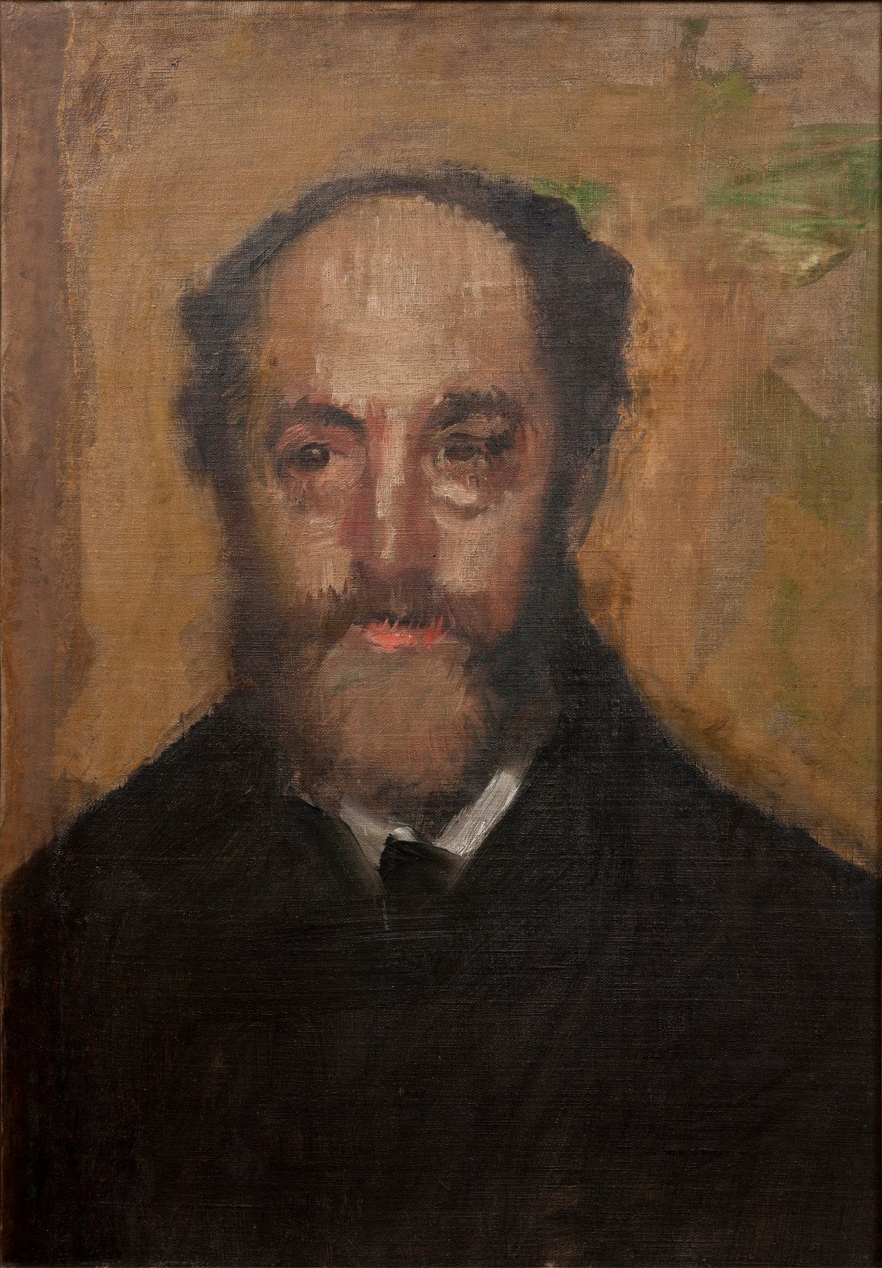 Sanat eleştirmeni Durand-Gréville'in Portresi - Edgar Degas