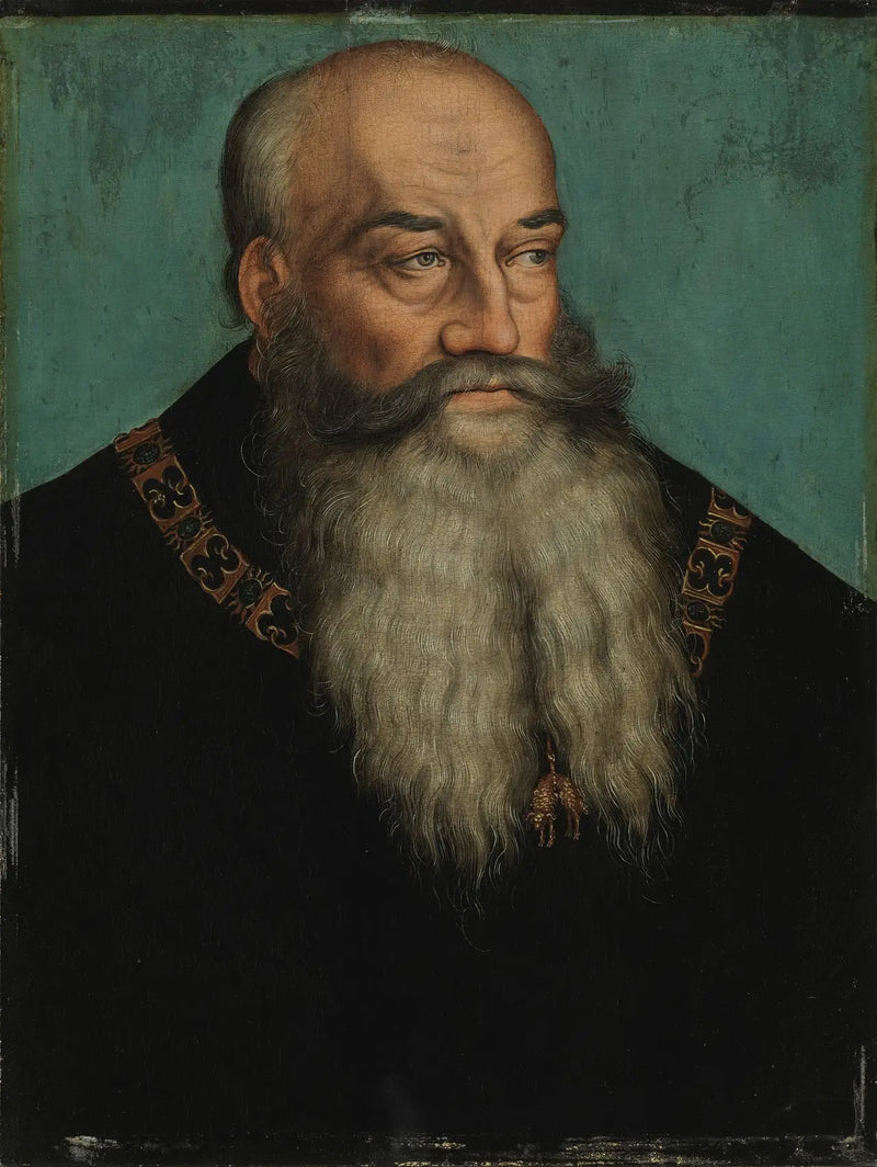 Saxe Dükü Georges'in Portresi, Georges the Barbu - Lucas Cranach the Elder