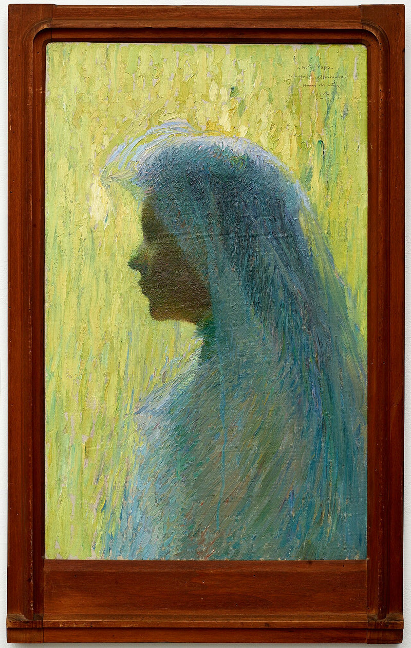 Profil au voile - Henri-Jean Guillaume Martin