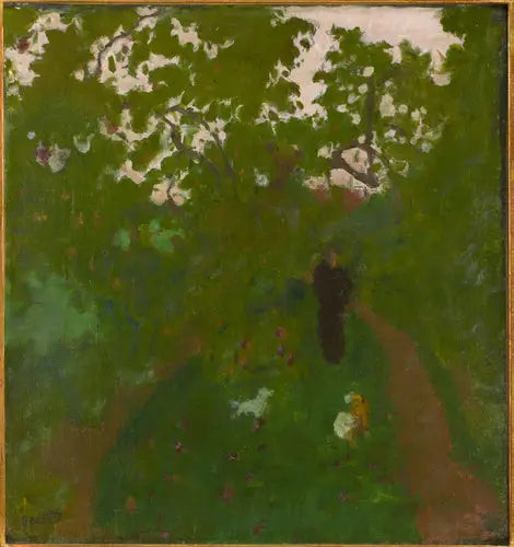 Bahçede Yürüyüş - Pierre Bonnard