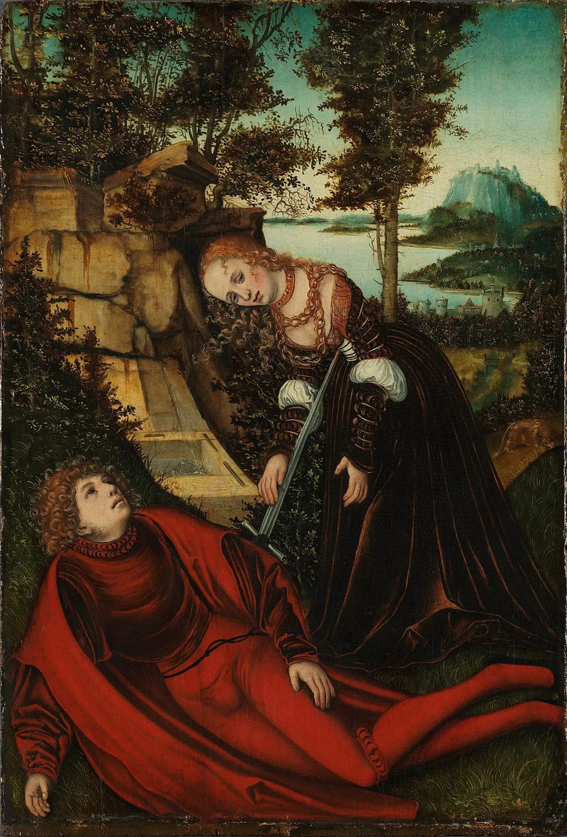 Pyrame ve Thisbé - Lucas Cranach the Elder