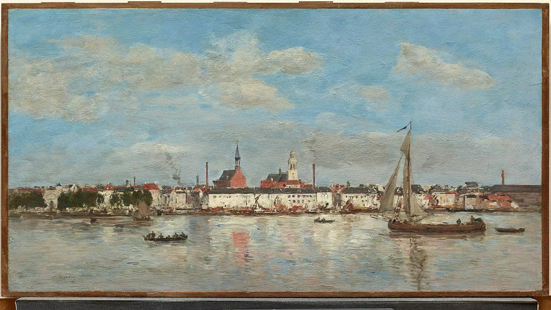 Anvers İskelesi - Eugène Boudin