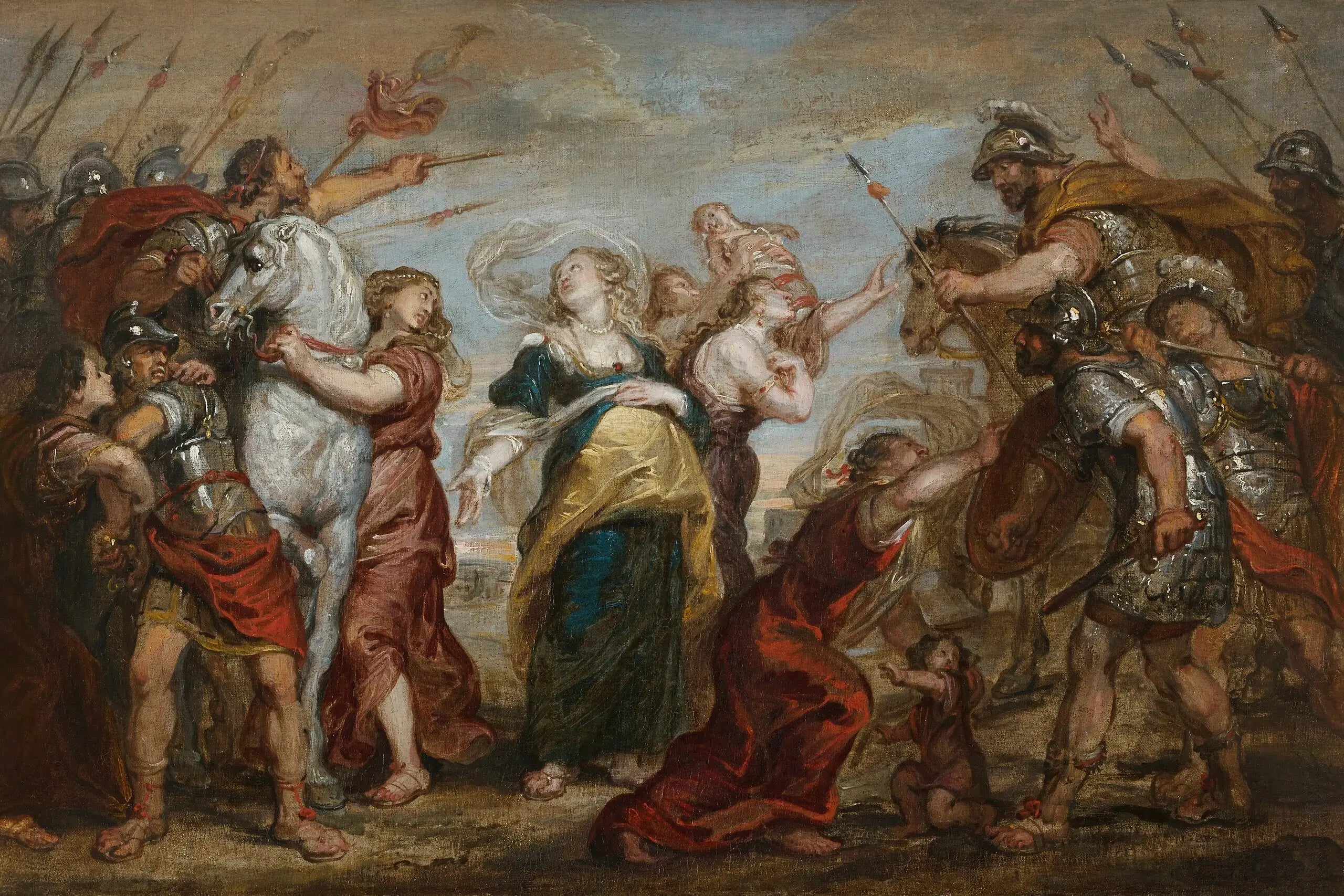 Réconciliation entre Sabins et Romains - Juste d’Egmont - Alpha Reproduction