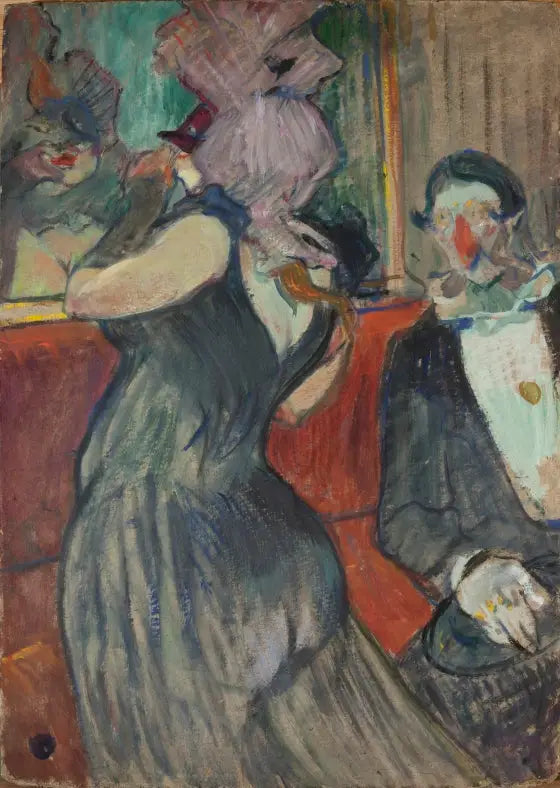 Maskeli Balo'da Dinlenme - Henri de Toulouse-Lautrec